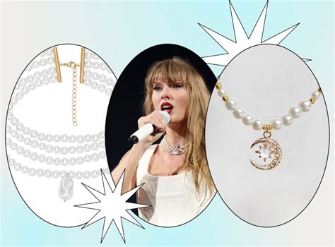 taylor swift cartier necklace dupe|taylor swift 700 pearl choker.